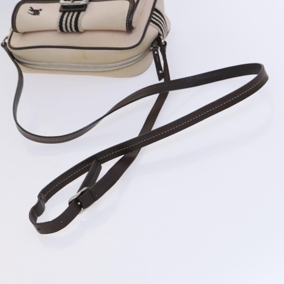 BURBERRY Blue Label Shoulder Bag Canvas Pink Auth ti2943