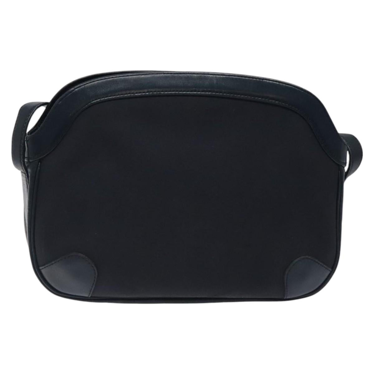 Burberrys Shoulder Bag Canvas Navy Auth ti2948