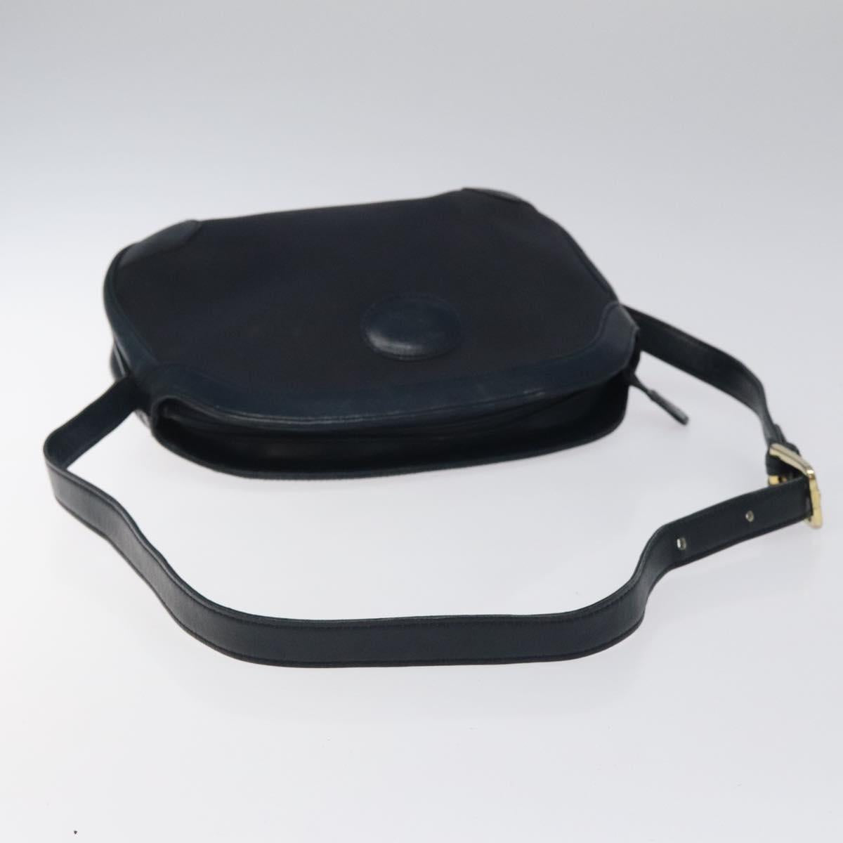 Burberrys Shoulder Bag Canvas Navy Auth ti2948