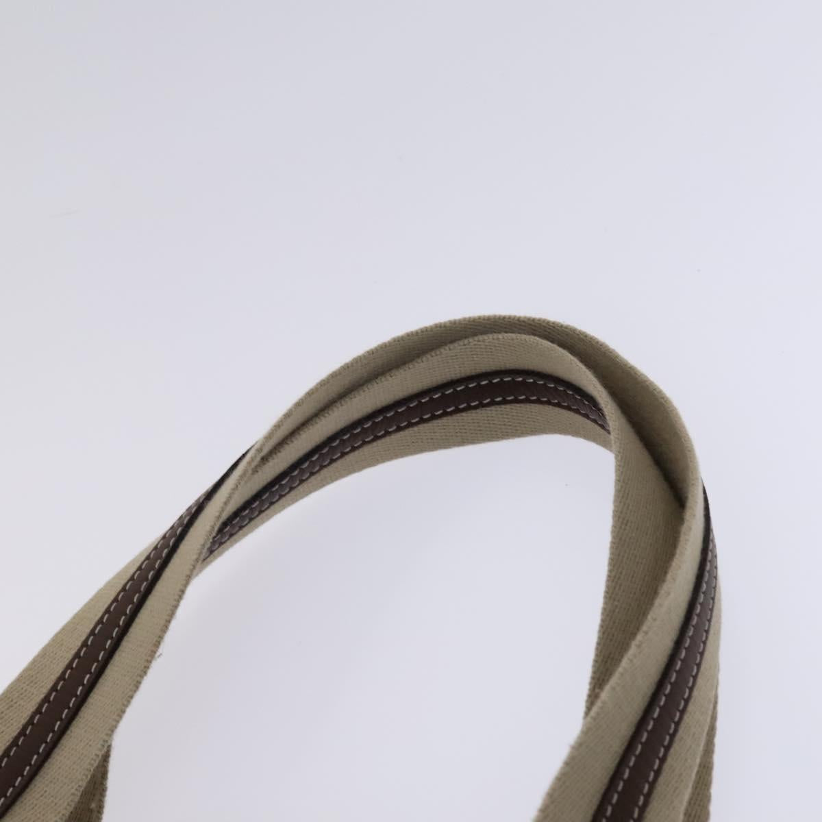 BURBERRY Blue Label Tote Bag Canvas Beige Auth ti2949