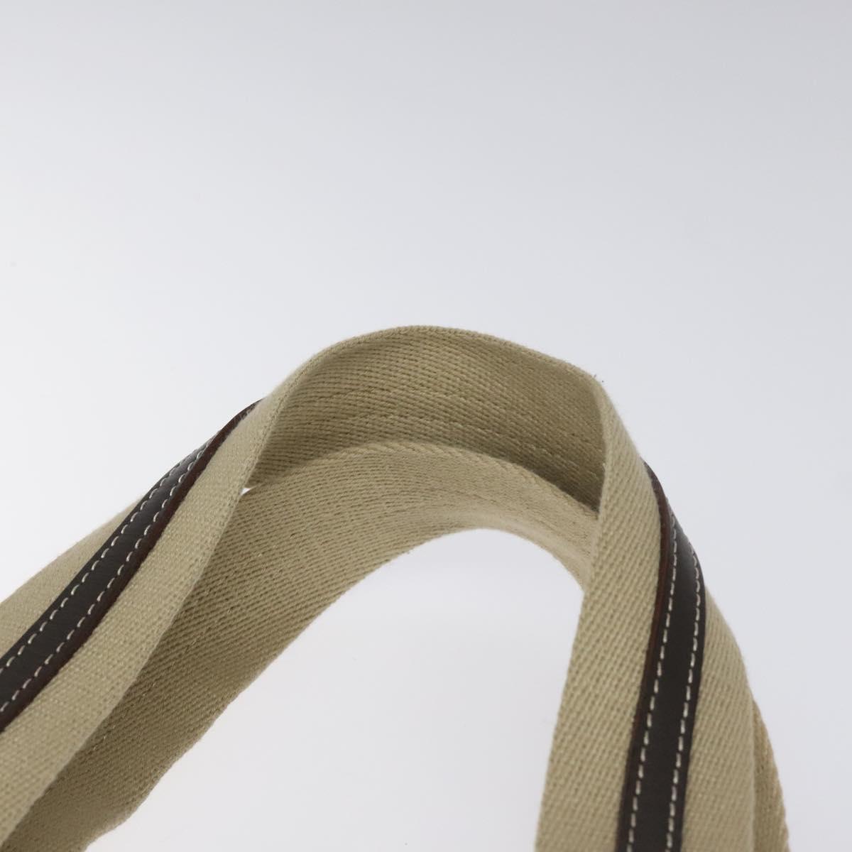 BURBERRY Tote Bag Canvas Beige Auth ti2950