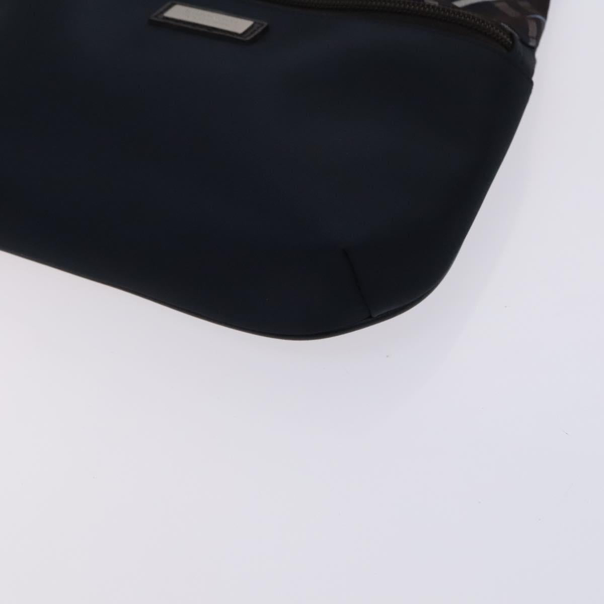 BURBERRY Black label Shoulder Bag Nylon Navy Auth ti2951