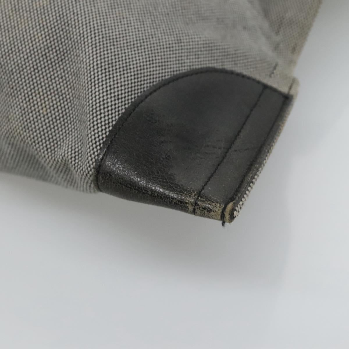 BURBERRY Blue Label Tote Bag Canvas Gray Auth ti2997