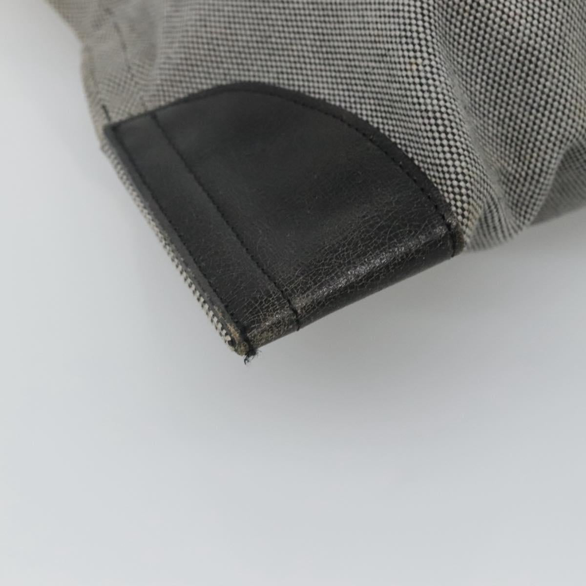 BURBERRY Blue Label Tote Bag Canvas Gray Auth ti2997