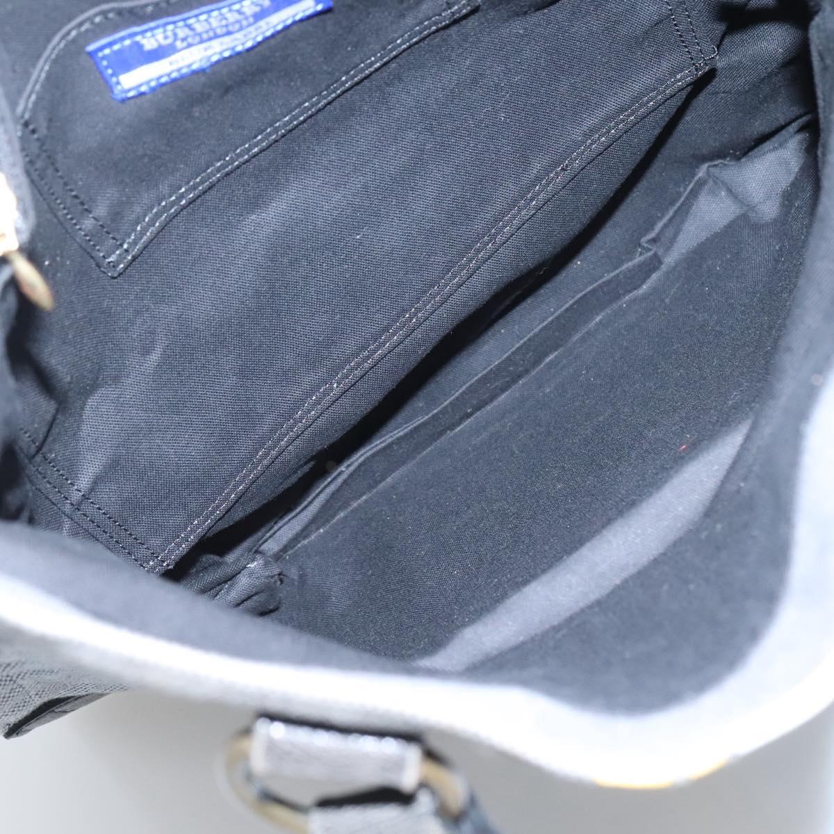 BURBERRY Blue Label Tote Bag Canvas Gray Auth ti2997