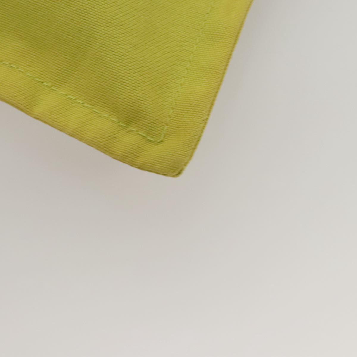 HERMES Bora Bora Pouch Canvas 2Set Pink Yellow Auth ti3022