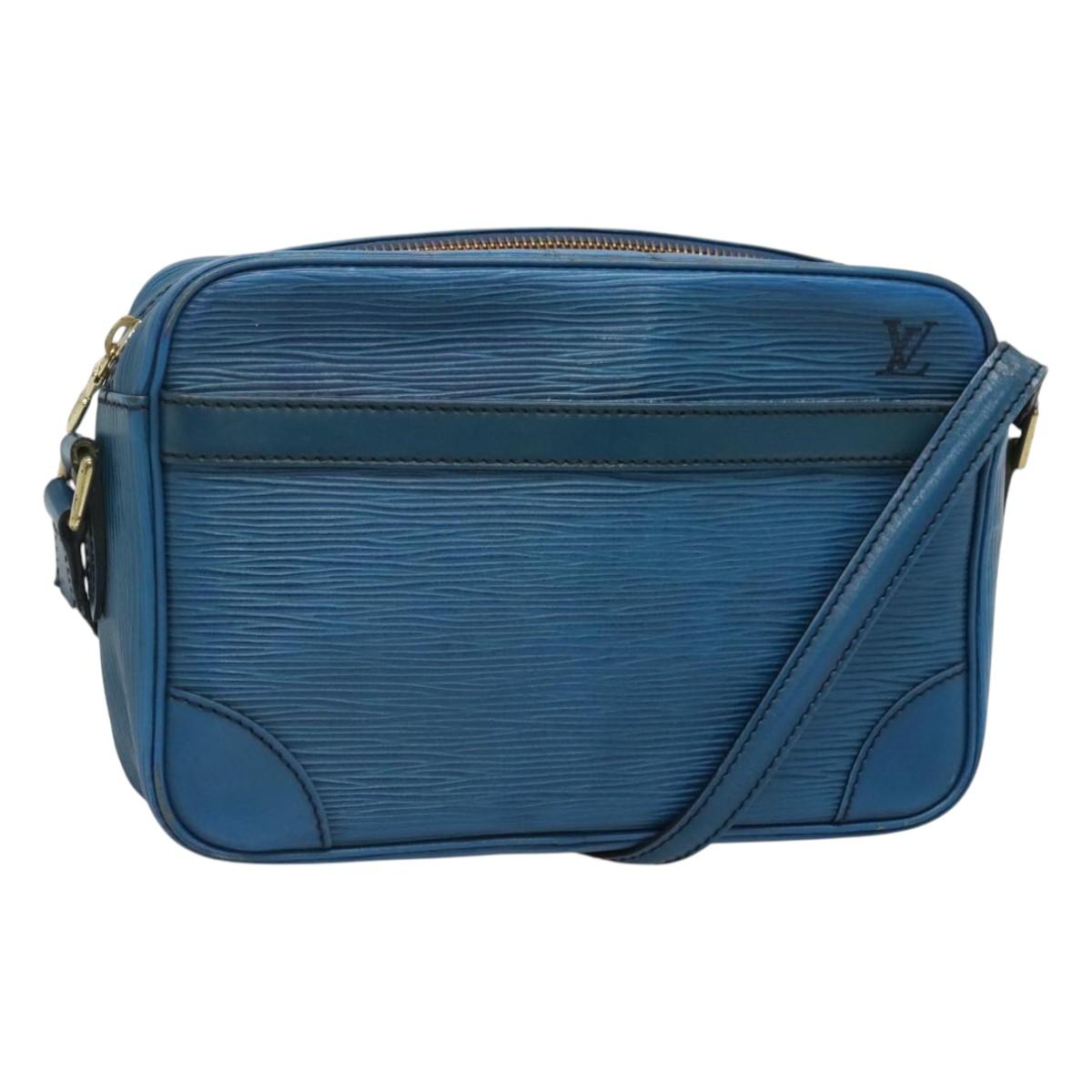 LOUIS VUITTON Epi Trocadero 23 Shoulder Bag Blue M52305 LV Auth ti3029