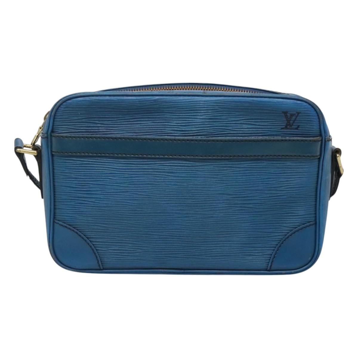 LOUIS VUITTON Epi Trocadero 23 Shoulder Bag Blue M52305 LV Auth ti3029