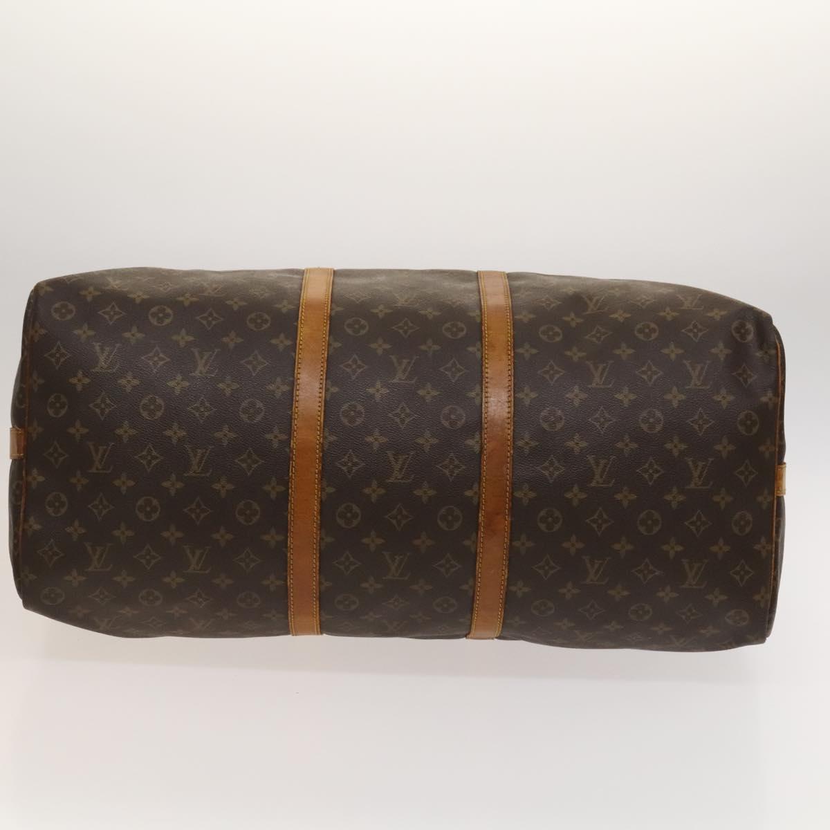 LOUIS VUITTON Monogram Keepall Bandouliere 60 Boston Bag M41412 LV Auth ti3031