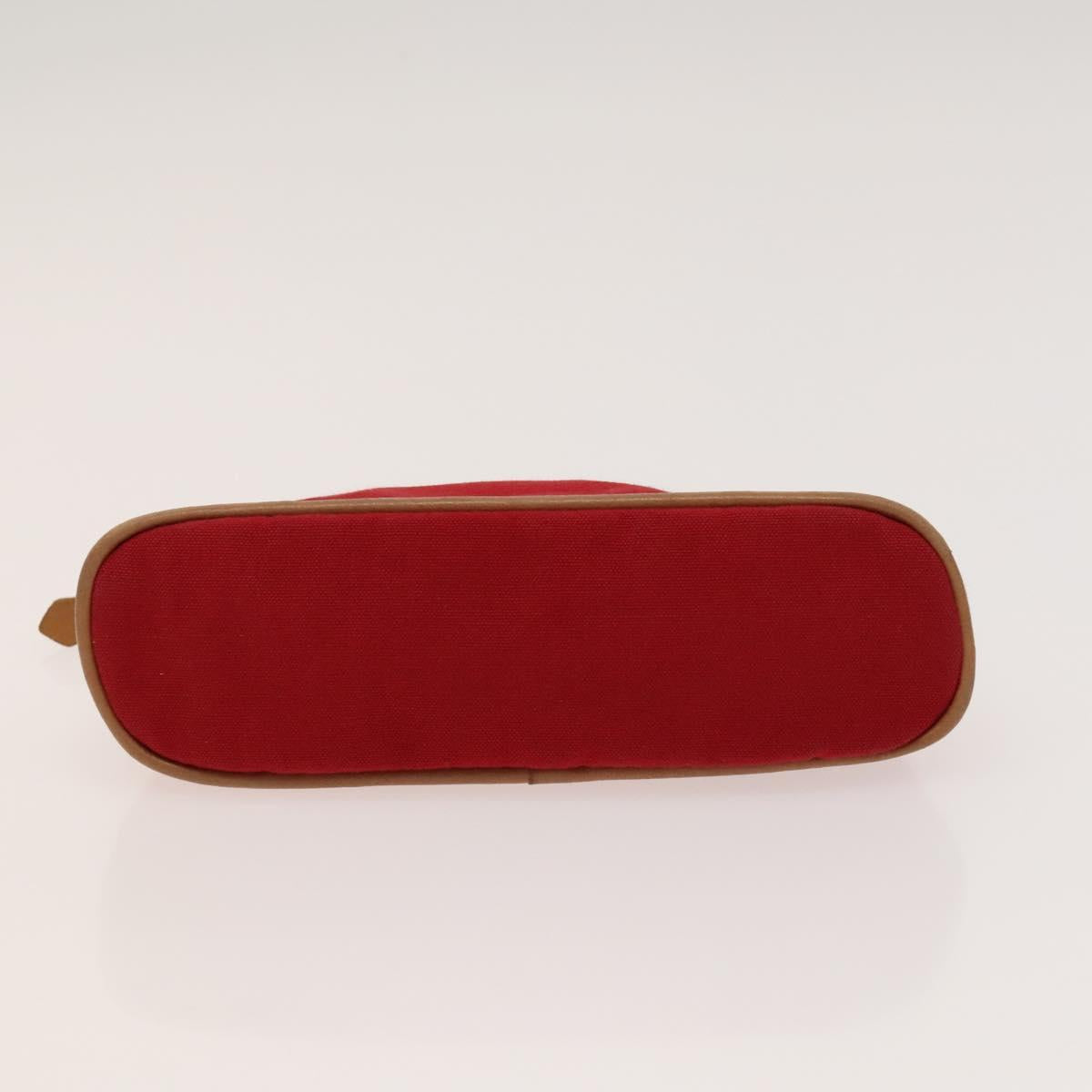 HERMES Bolide Pouch Canvas 6Set Orange Brown Red Auth ti3047