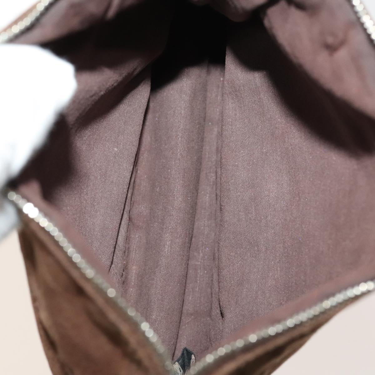 HERMES Bolide Pouch Canvas 6Set Orange Brown Red Auth ti3047