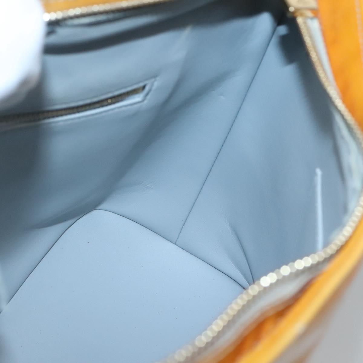 LOUIS VUITTON Monogram Vernis Houston Hand Bag Gris M91053 LV Auth ti3057