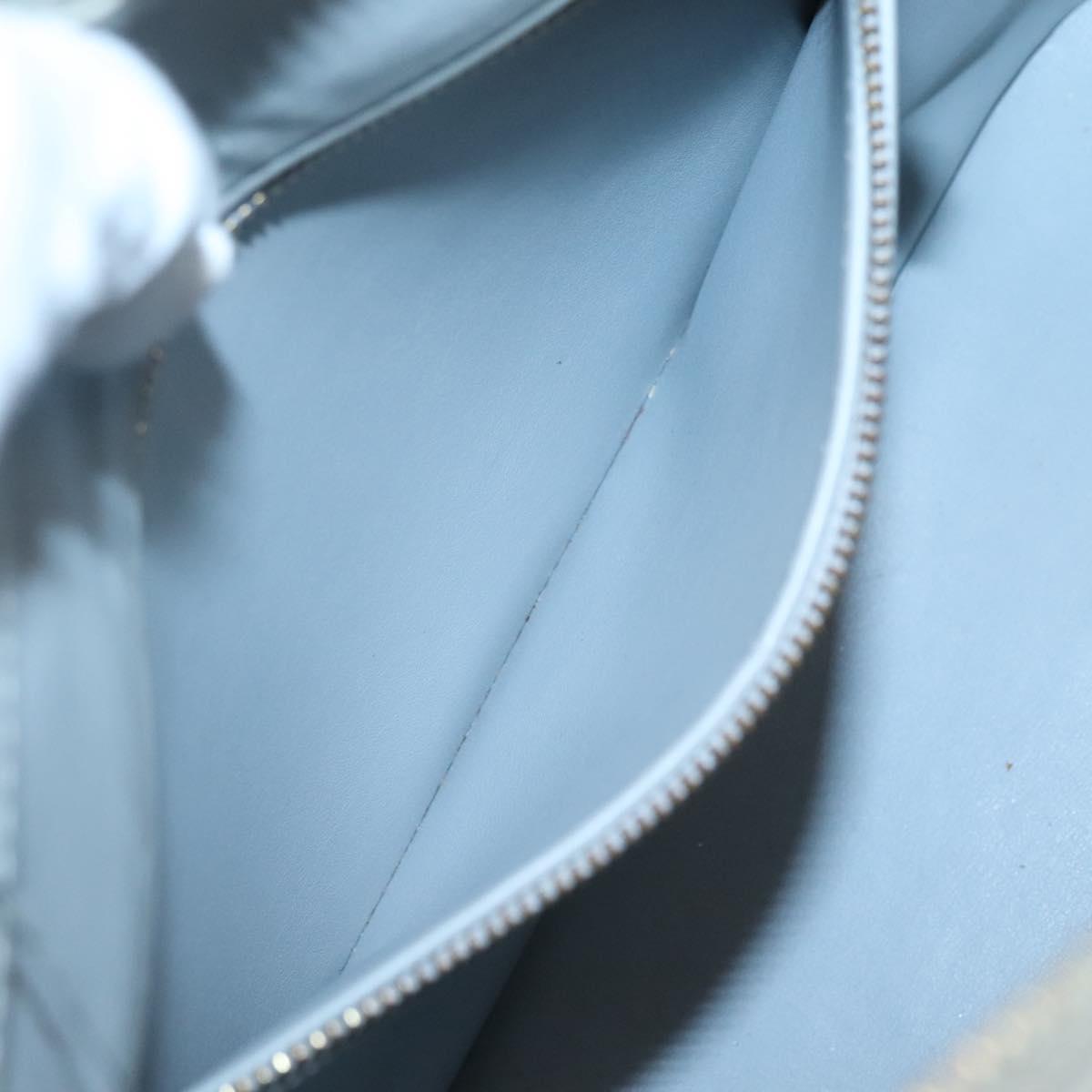 LOUIS VUITTON Monogram Vernis Houston Hand Bag Gris M91053 LV Auth ti3057