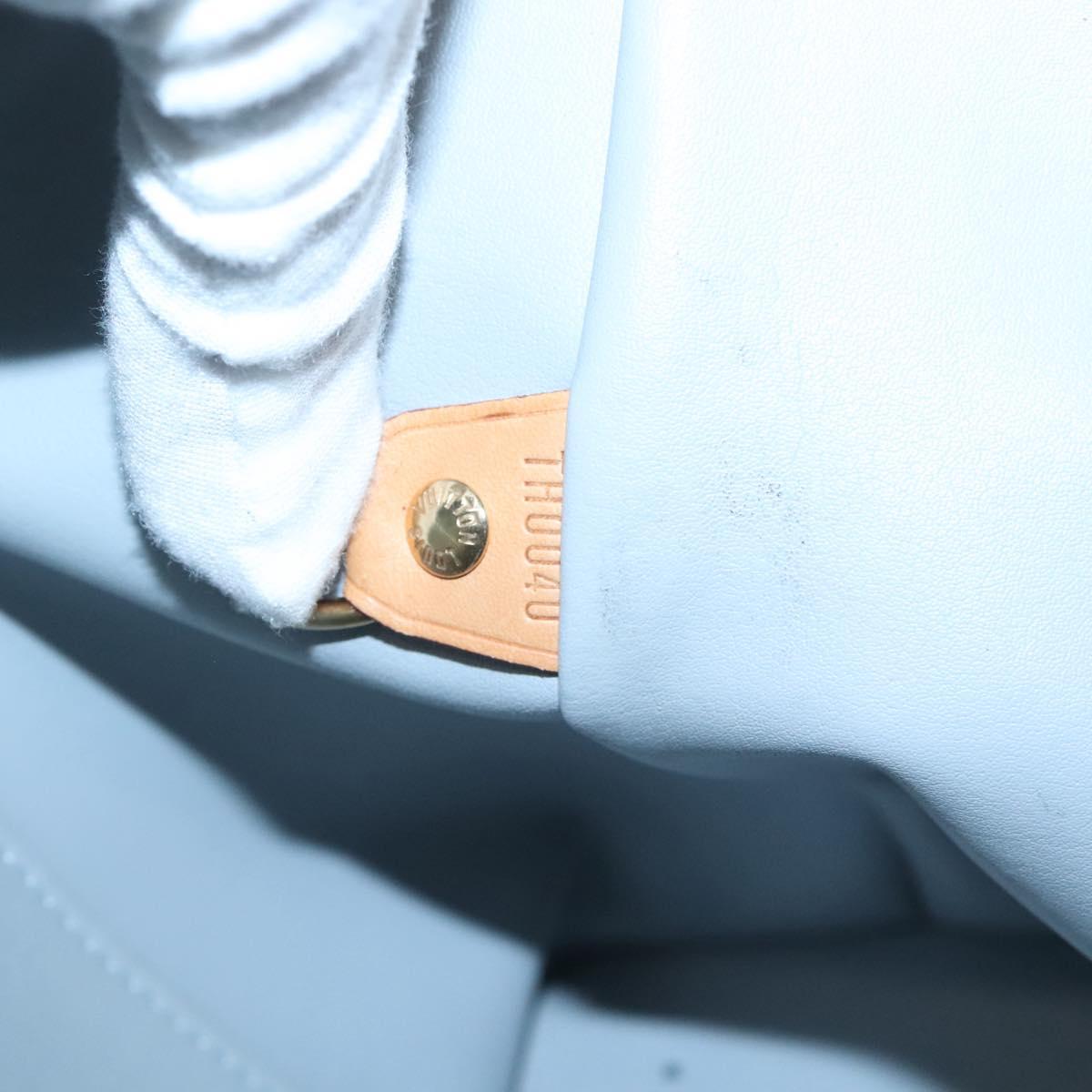 LOUIS VUITTON Monogram Vernis Houston Hand Bag Gris M91053 LV Auth ti3057