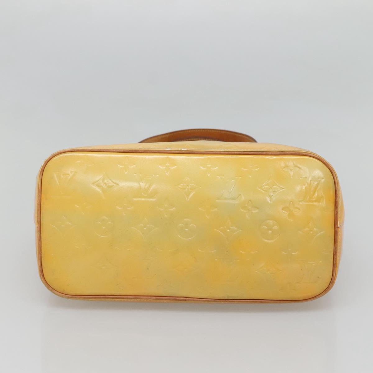 LOUIS VUITTON Monogram Vernis Houston Hand Bag Gris M91053 LV Auth ti3057