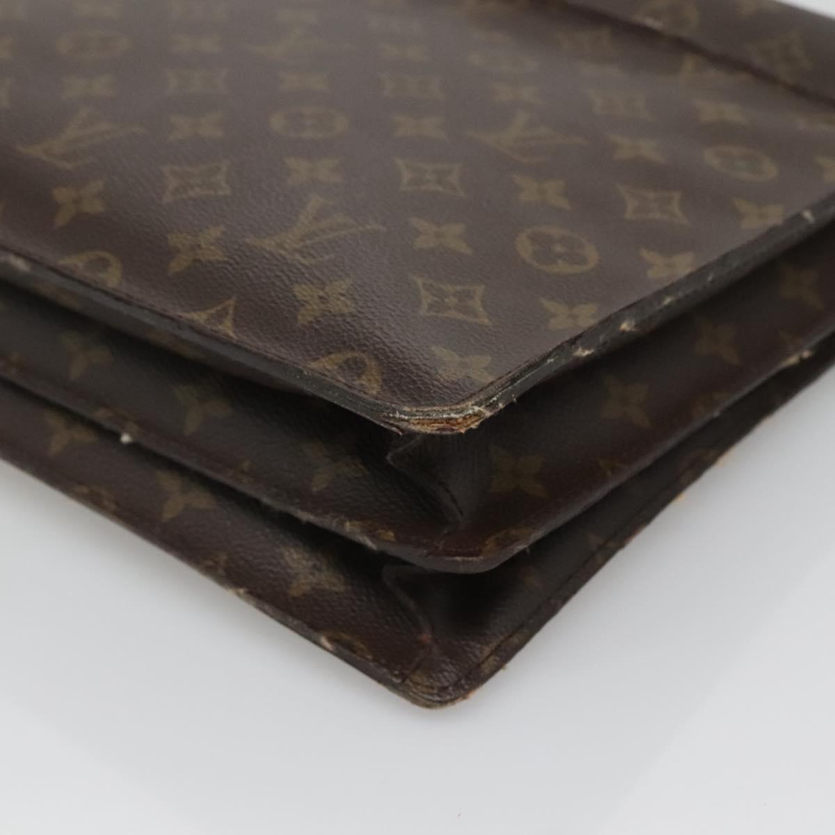 LOUIS VUITTON Monogram Serviette Conseiller Briefcase M53331 LV Auth ti3058