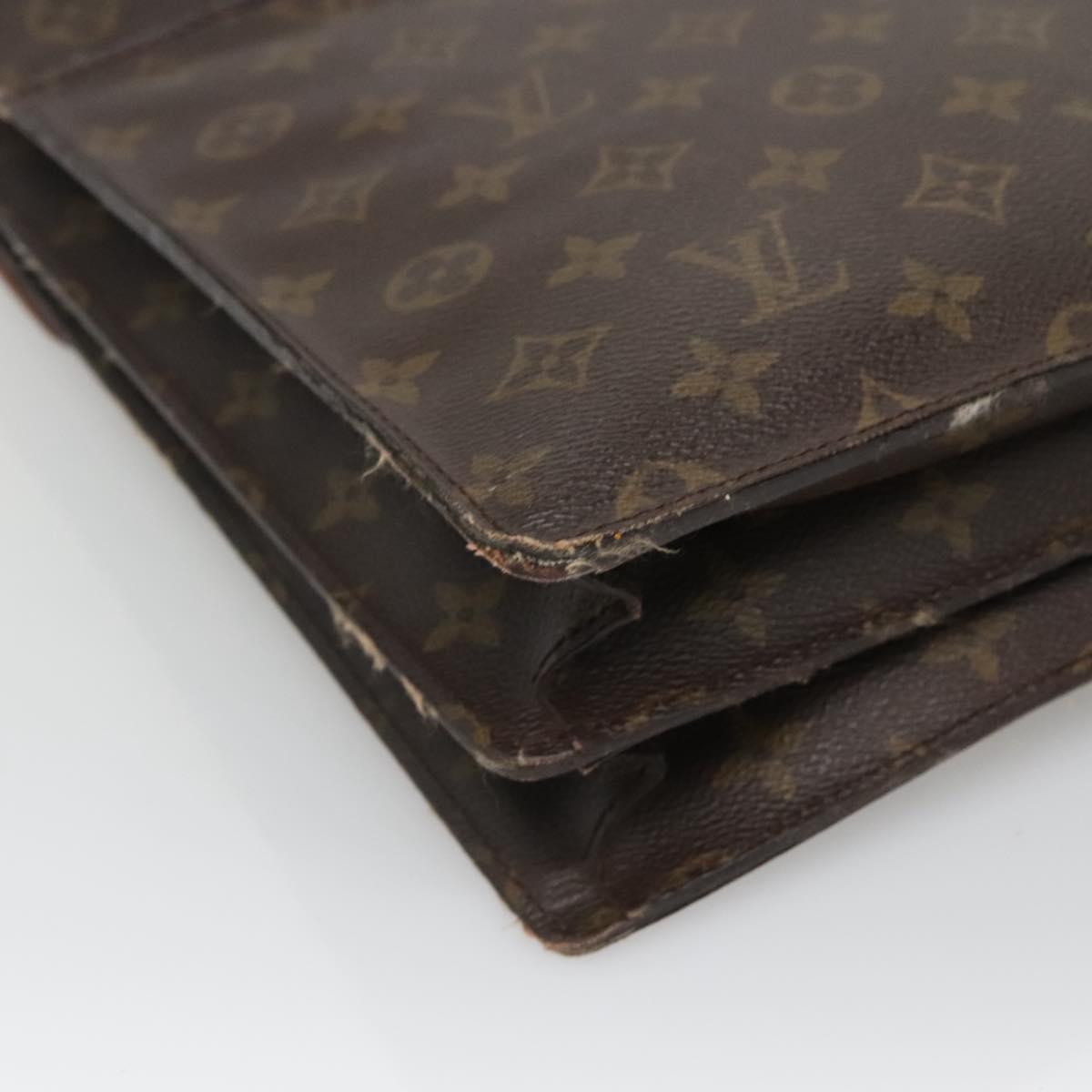 LOUIS VUITTON Monogram Serviette Conseiller Briefcase M53331 LV Auth ti3058