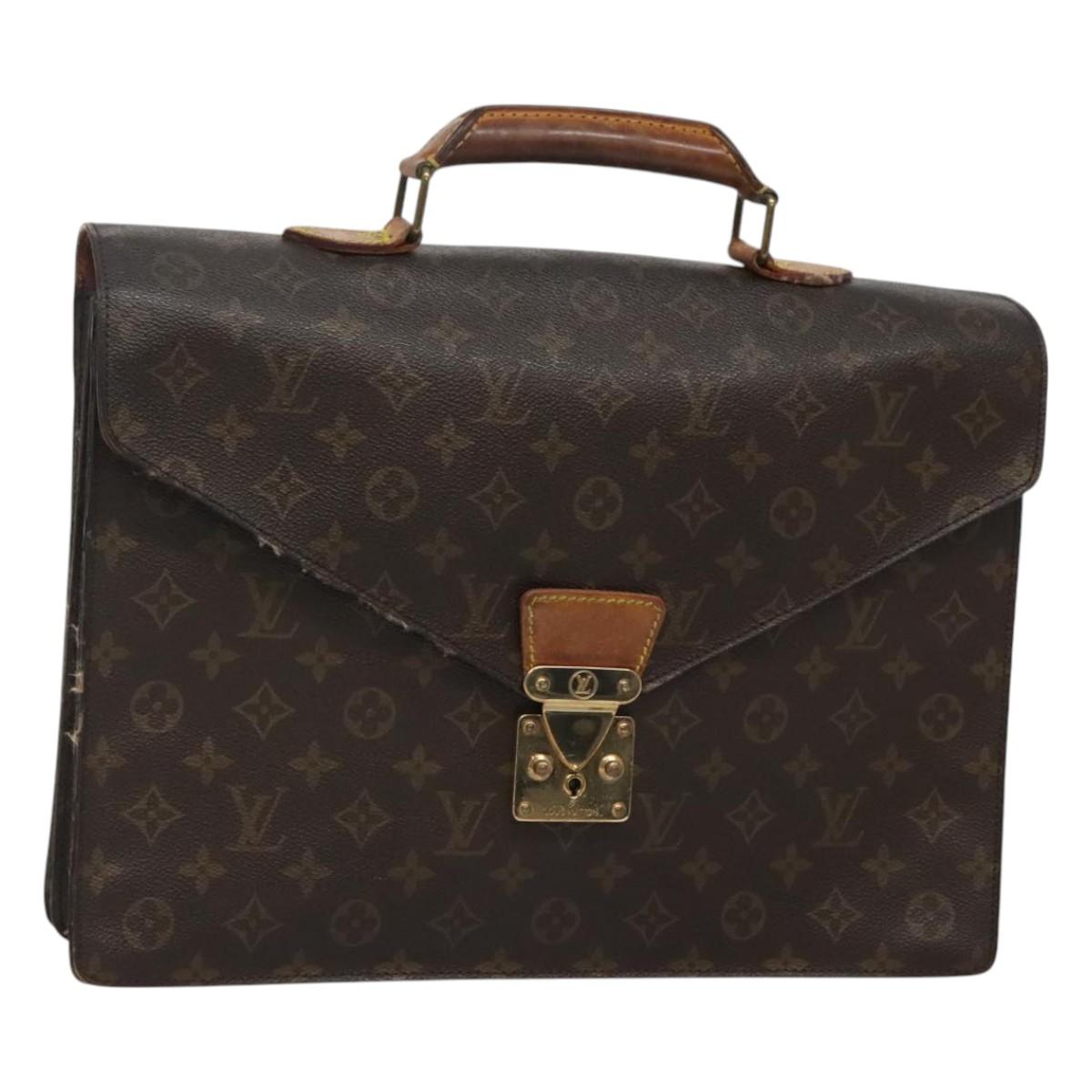 LOUIS VUITTON Monogram Serviette Conseiller Briefcase M53331 LV Auth ti3058