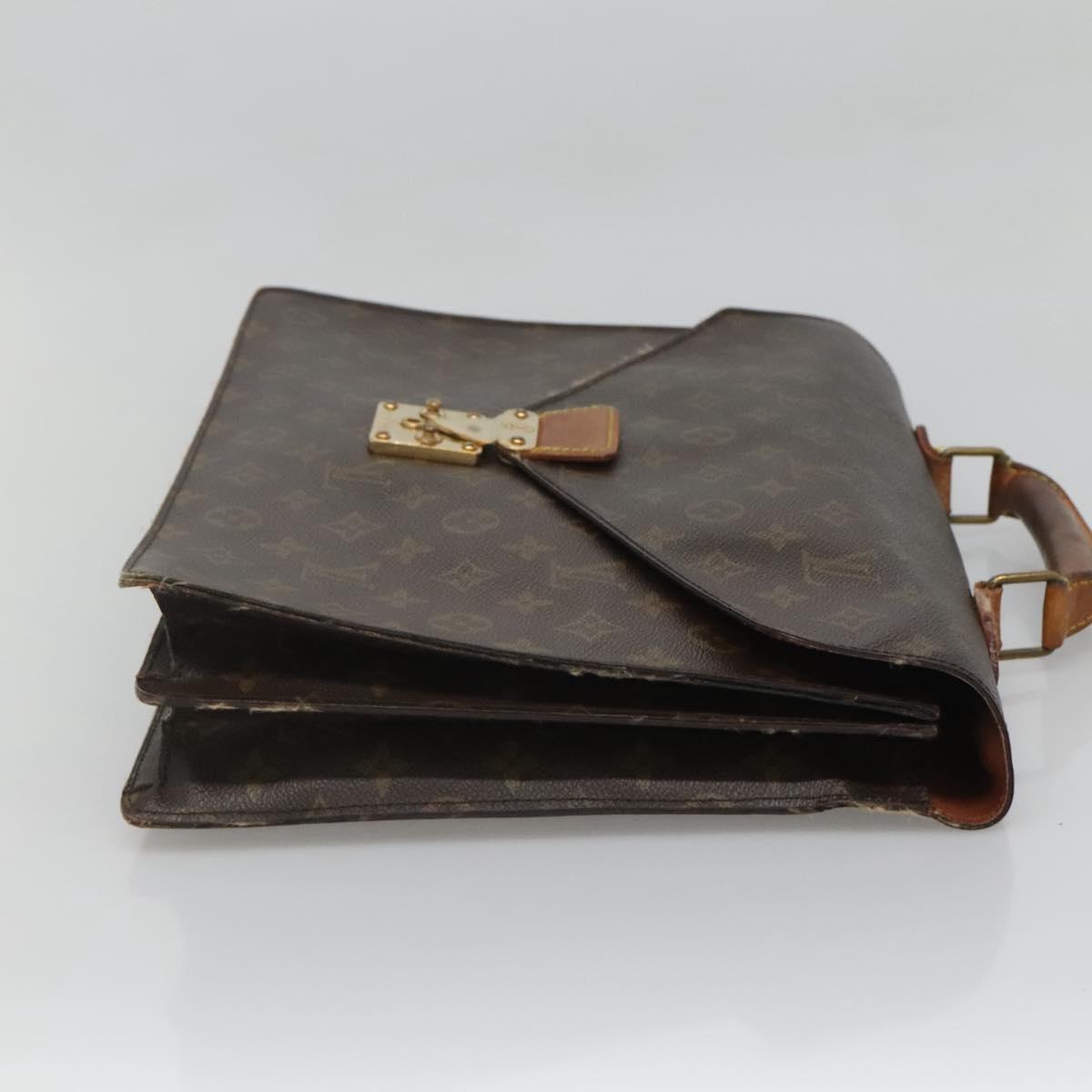 LOUIS VUITTON Monogram Serviette Conseiller Briefcase M53331 LV Auth ti3058