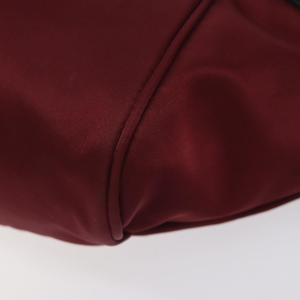 BURBERRY Black label Waist bag Nylon Red Auth ti3060