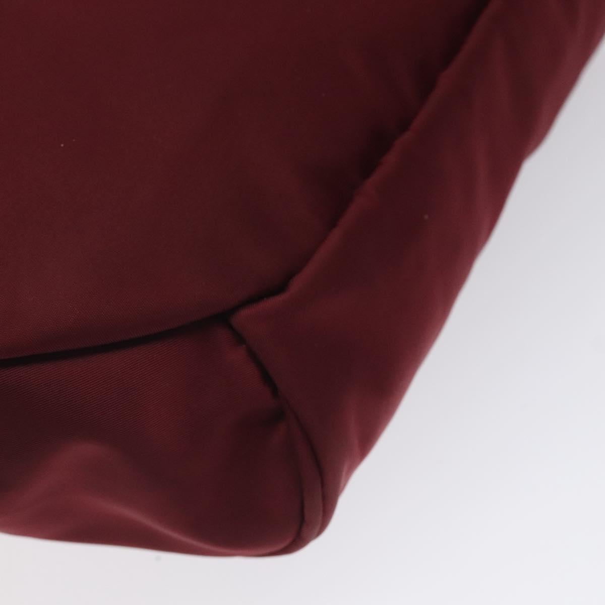 BURBERRY Black label Waist bag Nylon Red Auth ti3060