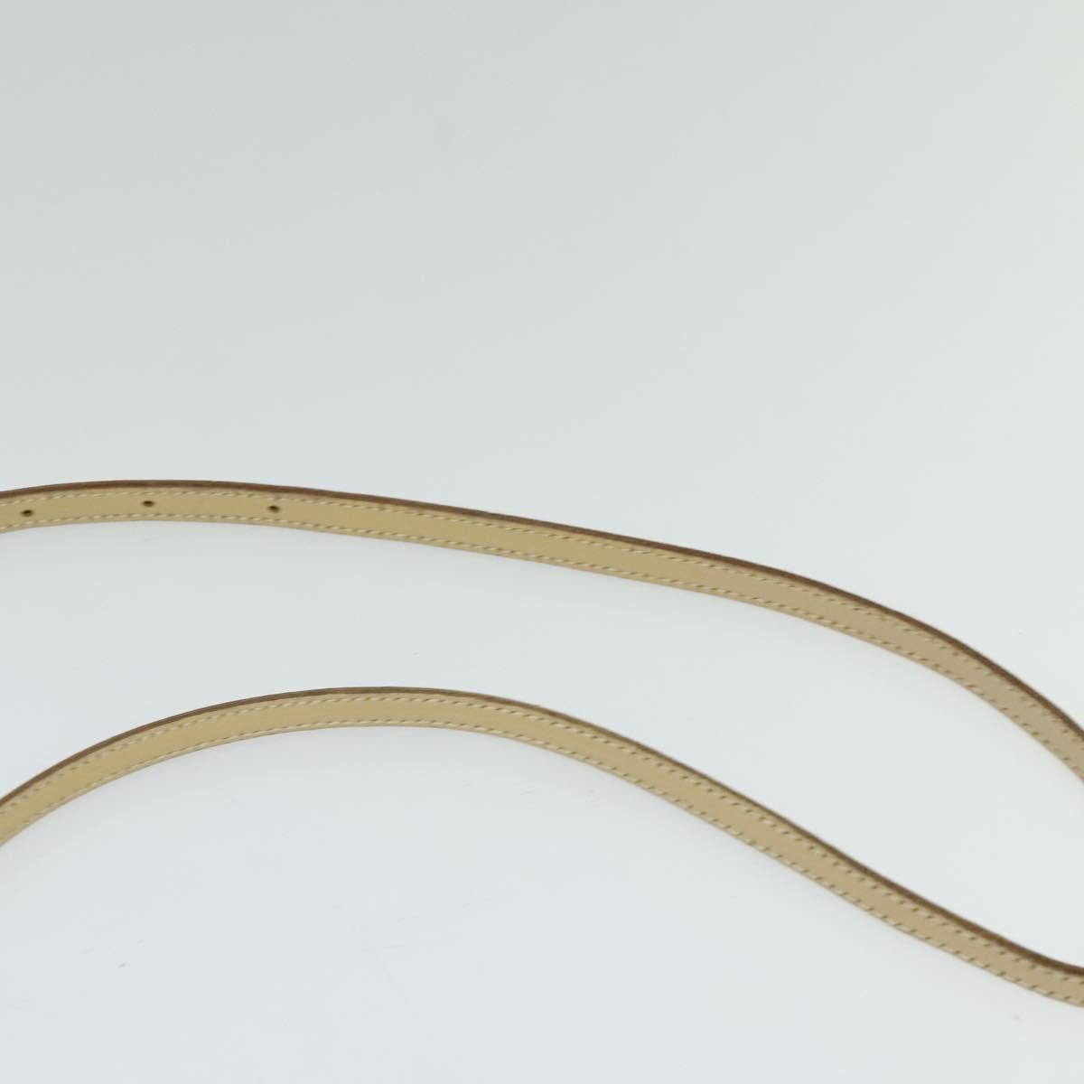 BURBERRY Nova Check Blue Label Shoulder Bag Nylon Brown Silver Auth ti3061