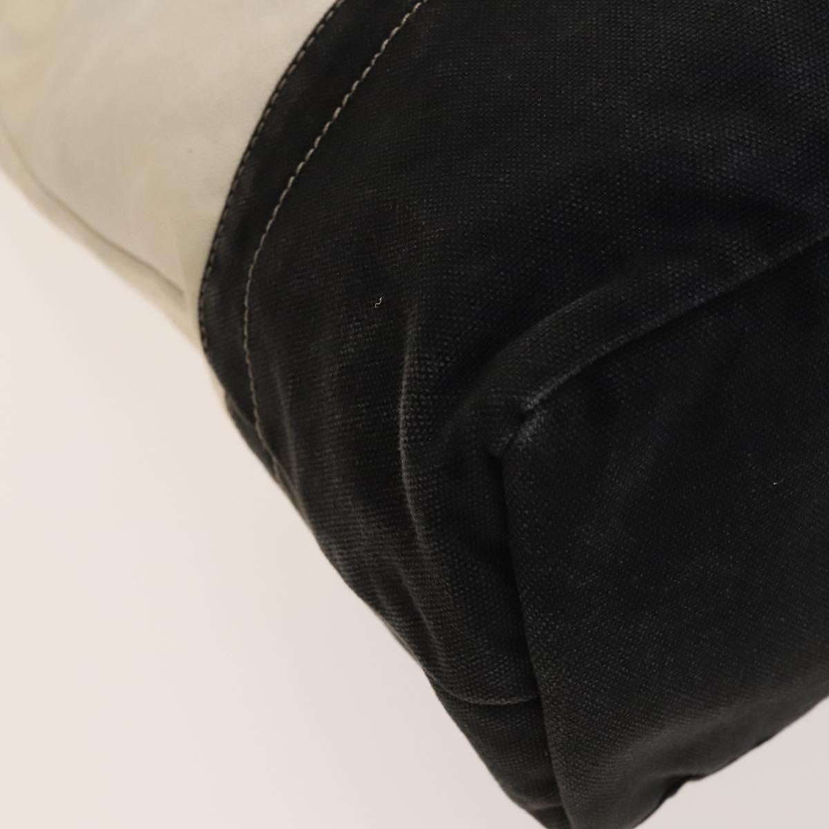 BURBERRY Tote Bag Canvas White Auth ti3062