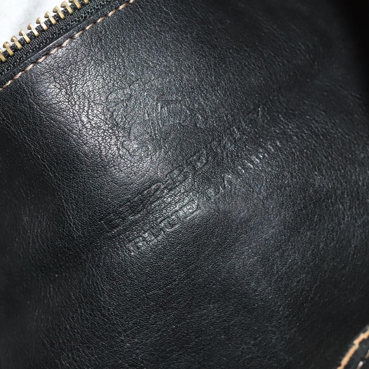 BURBERRY Tote Bag Canvas White Auth ti3062