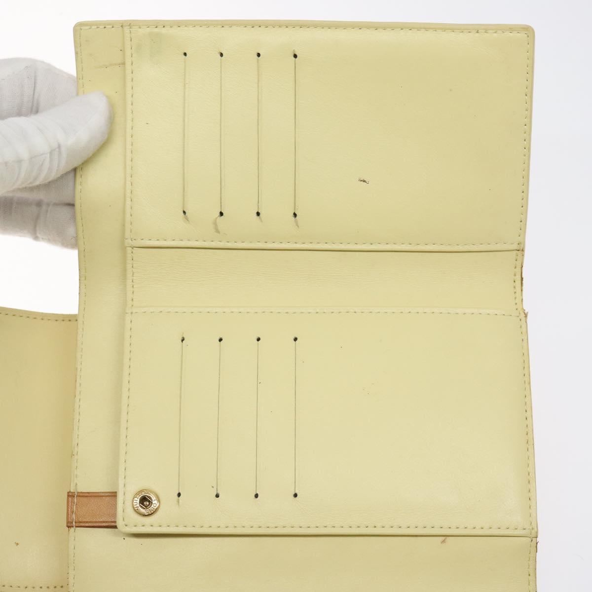 LOUIS VUITTON Monogram Vernis Walker Shoulder Wallet Gris M91031 LV Auth ti3063