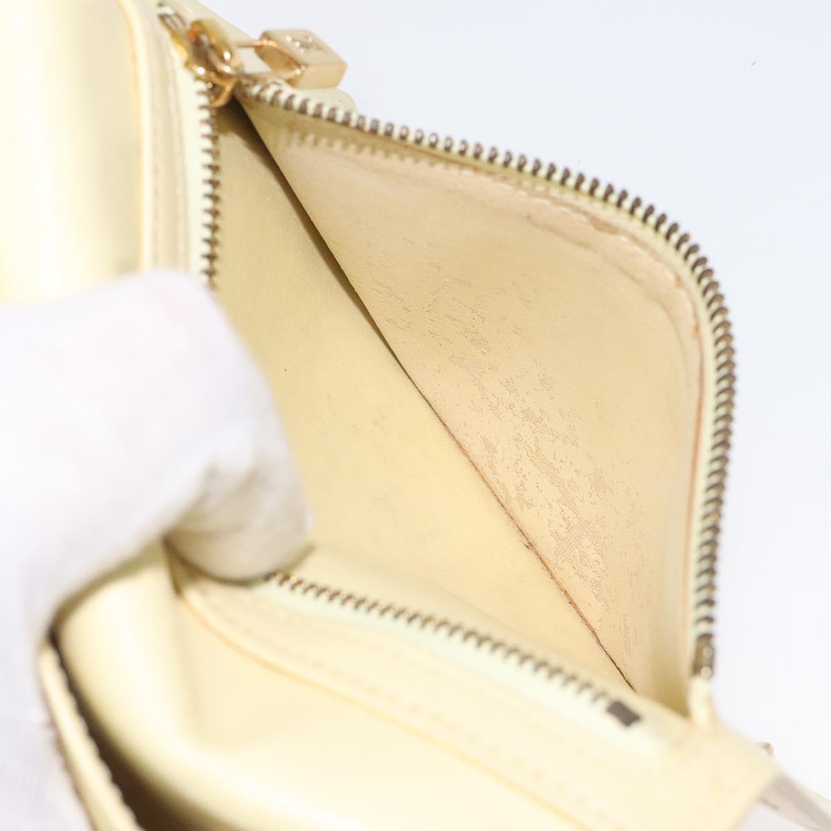 LOUIS VUITTON Monogram Vernis Walker Shoulder Wallet Gris M91031 LV Auth ti3063