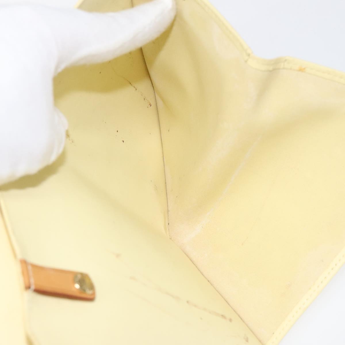 LOUIS VUITTON Monogram Vernis Walker Shoulder Wallet Gris M91031 LV Auth ti3063