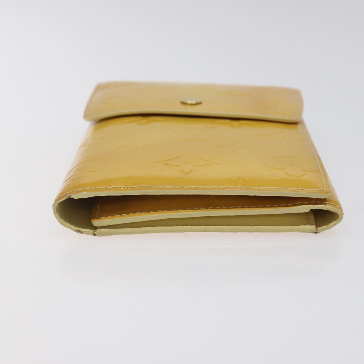 LOUIS VUITTON Monogram Vernis Walker Shoulder Wallet Gris M91031 LV Auth ti3063