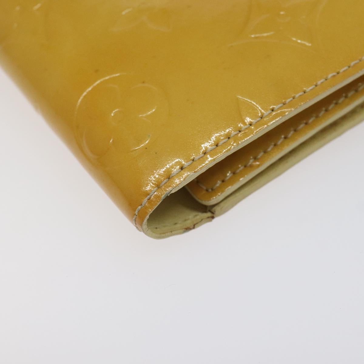 LOUIS VUITTON Monogram Vernis Walker Shoulder Wallet Gris M91031 LV Auth ti3063