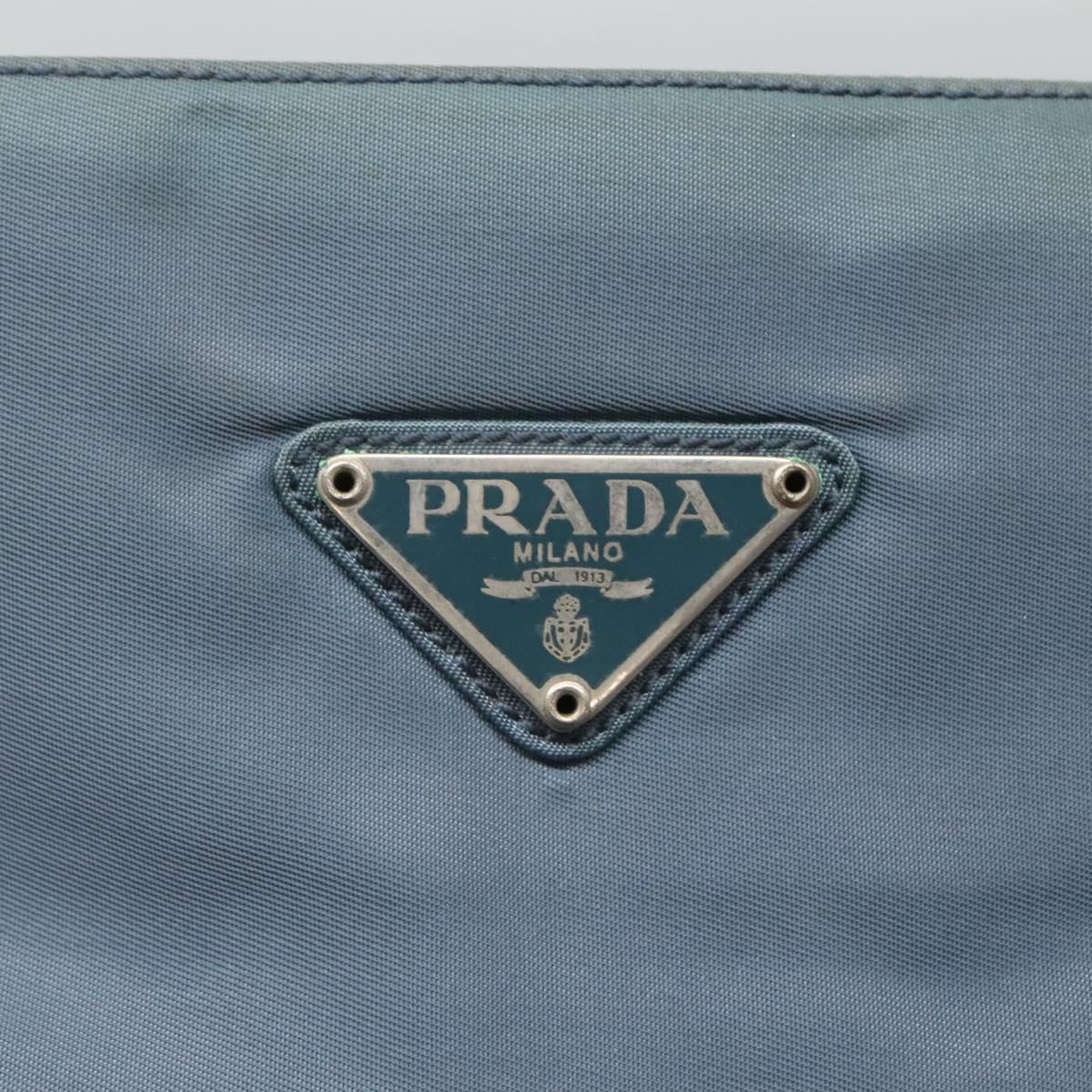 PRADA Tote Bag Nylon Light Blue Auth ti3069