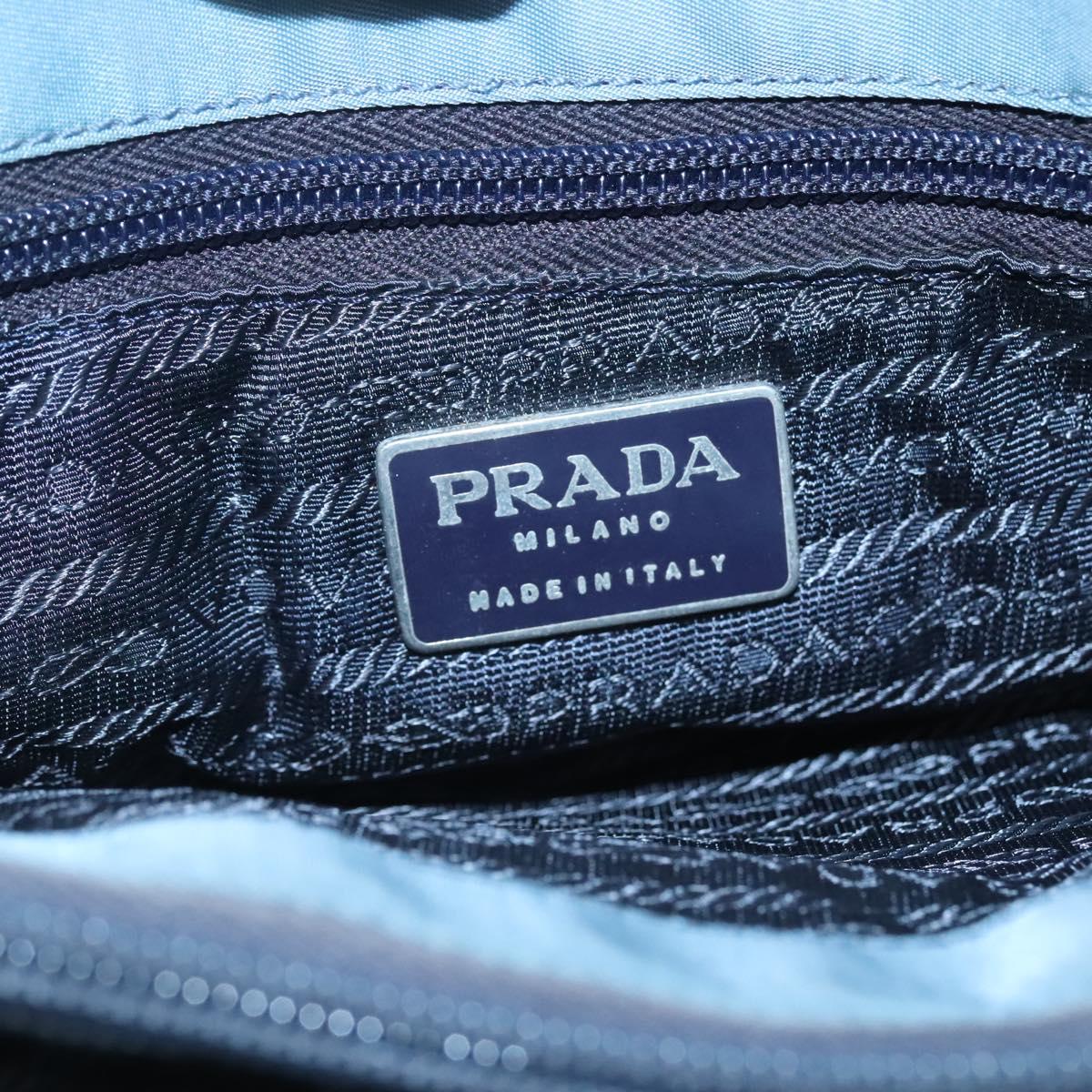 PRADA Tote Bag Nylon Light Blue Auth ti3069