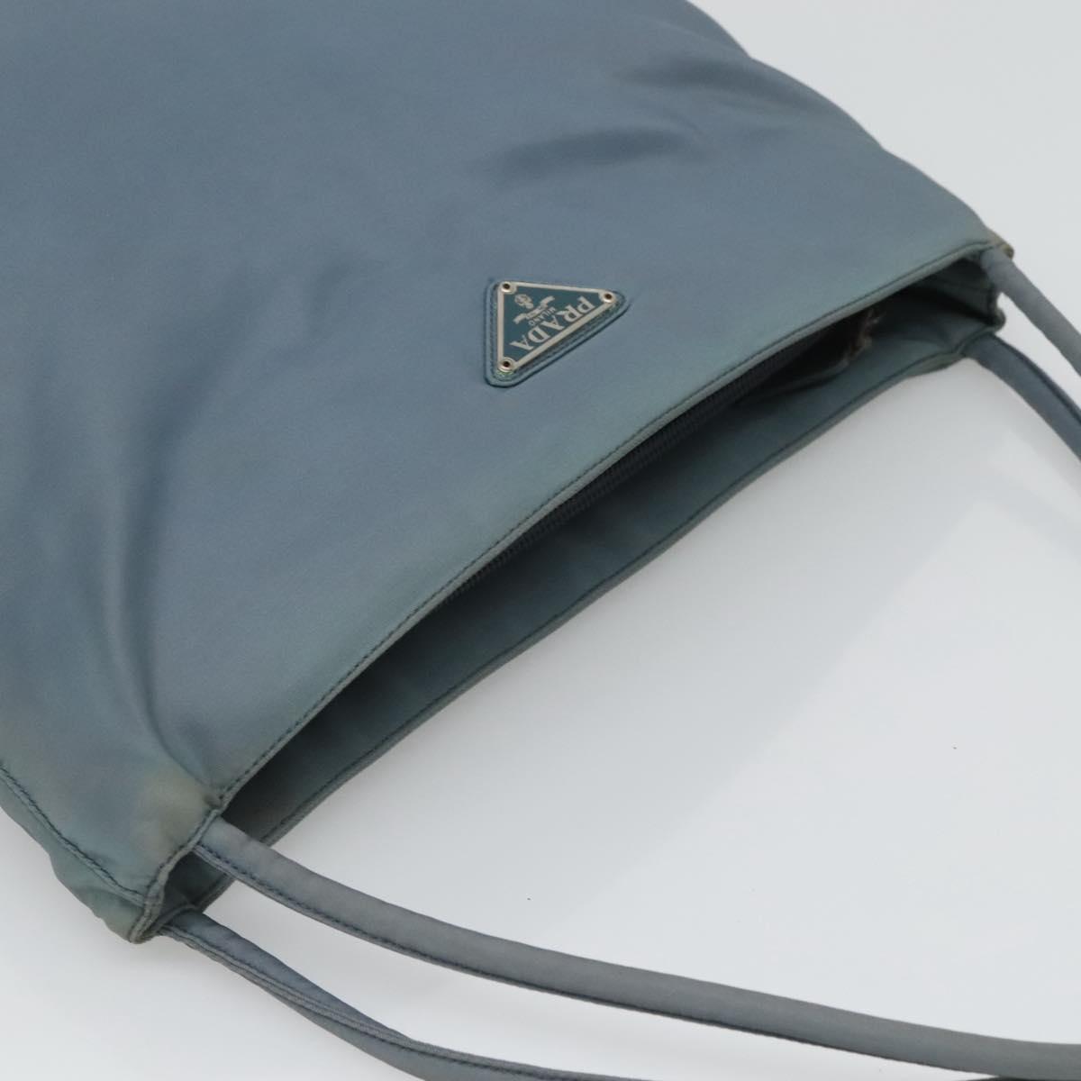 PRADA Tote Bag Nylon Light Blue Auth ti3069