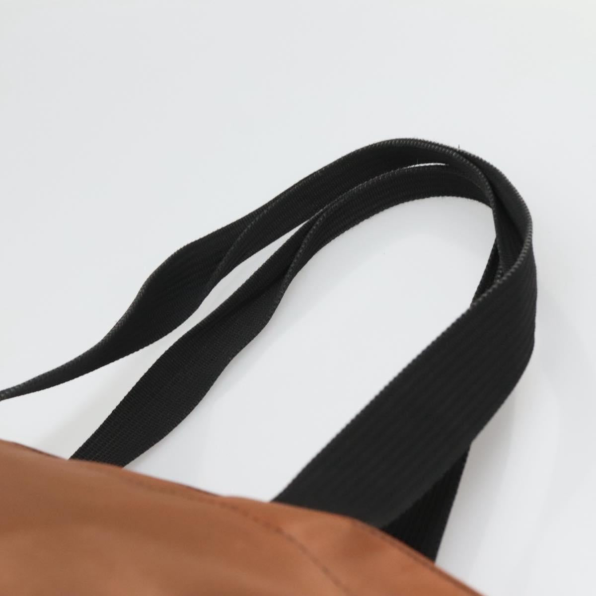 Burberrys Nova Check Tote Bag Nylon Brown Auth ti3085