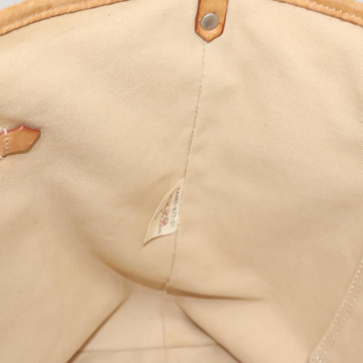 BURBERRY Blue Label Shoulder Bag Canvas White Pink Silver Auth ti3095