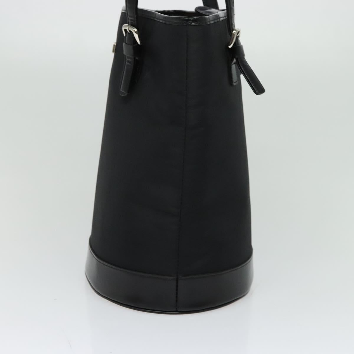 Burberrys Blue Label Shoulder Bag Nylon Black Auth ti3102