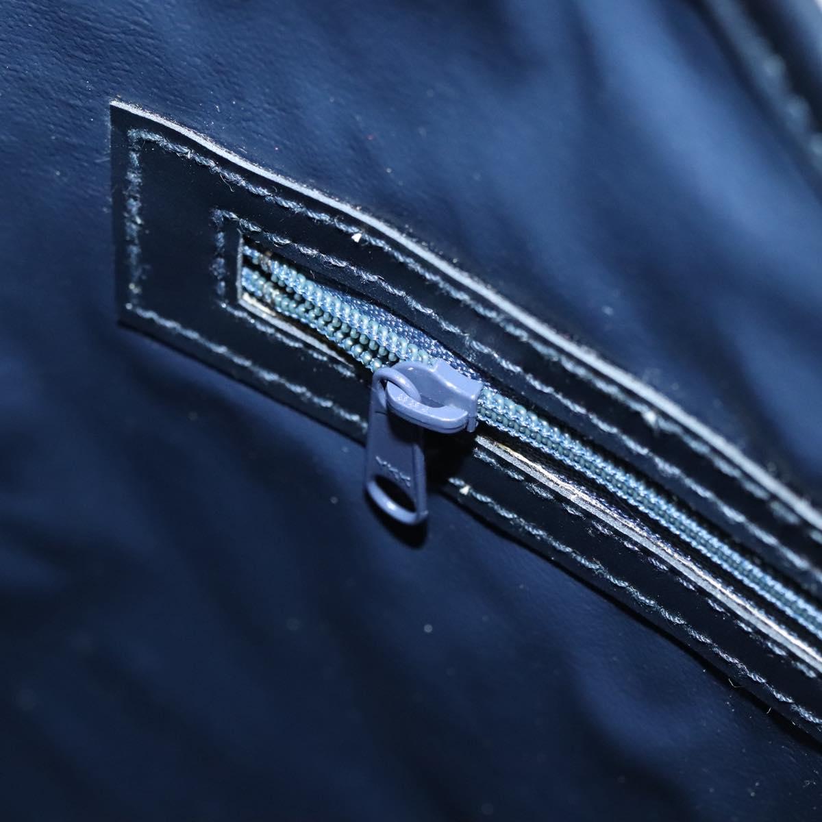 CELINE C Sulky Hand Bag Canvas Navy Auth ti3127