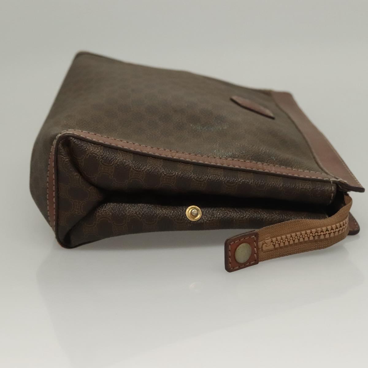 CELINE Macadam Canvas C Sulky Shoulder Bag 2Set Beige Brown Auth ti3152
