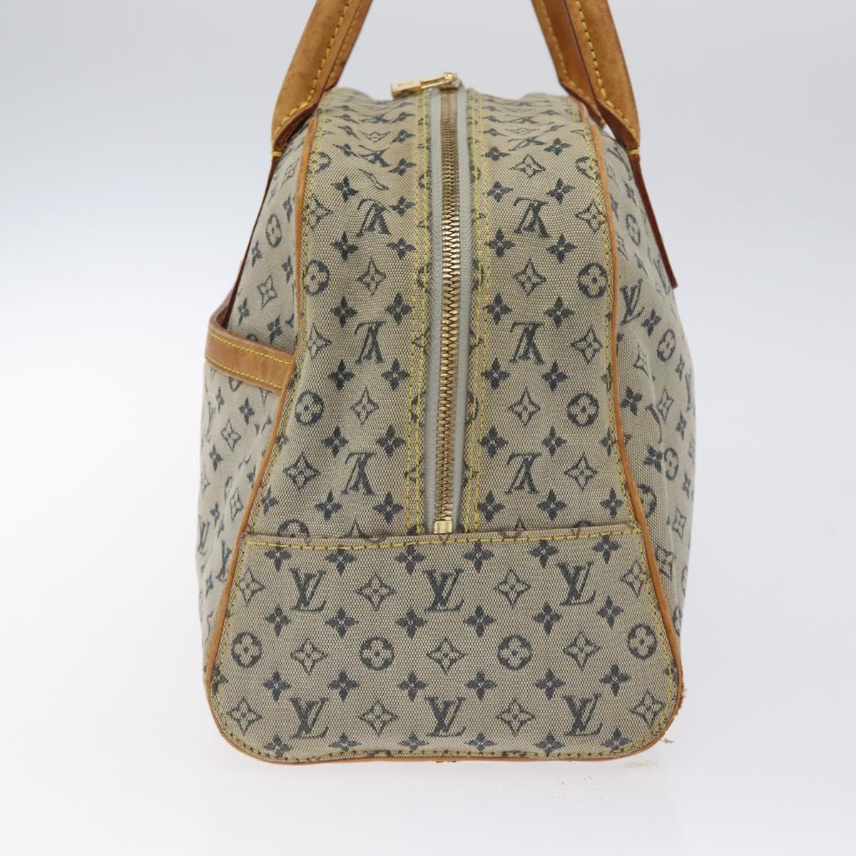 LOUIS VUITTON Monogram Mini Marie Hand Bag Blue M92003 LV Auth ti3219