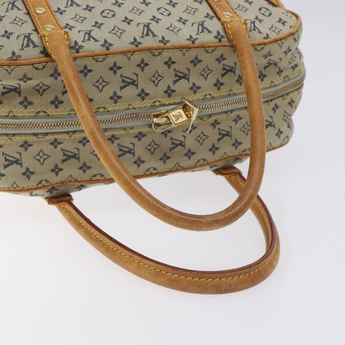 LOUIS VUITTON Monogram Mini Marie Hand Bag Blue M92003 LV Auth ti3219