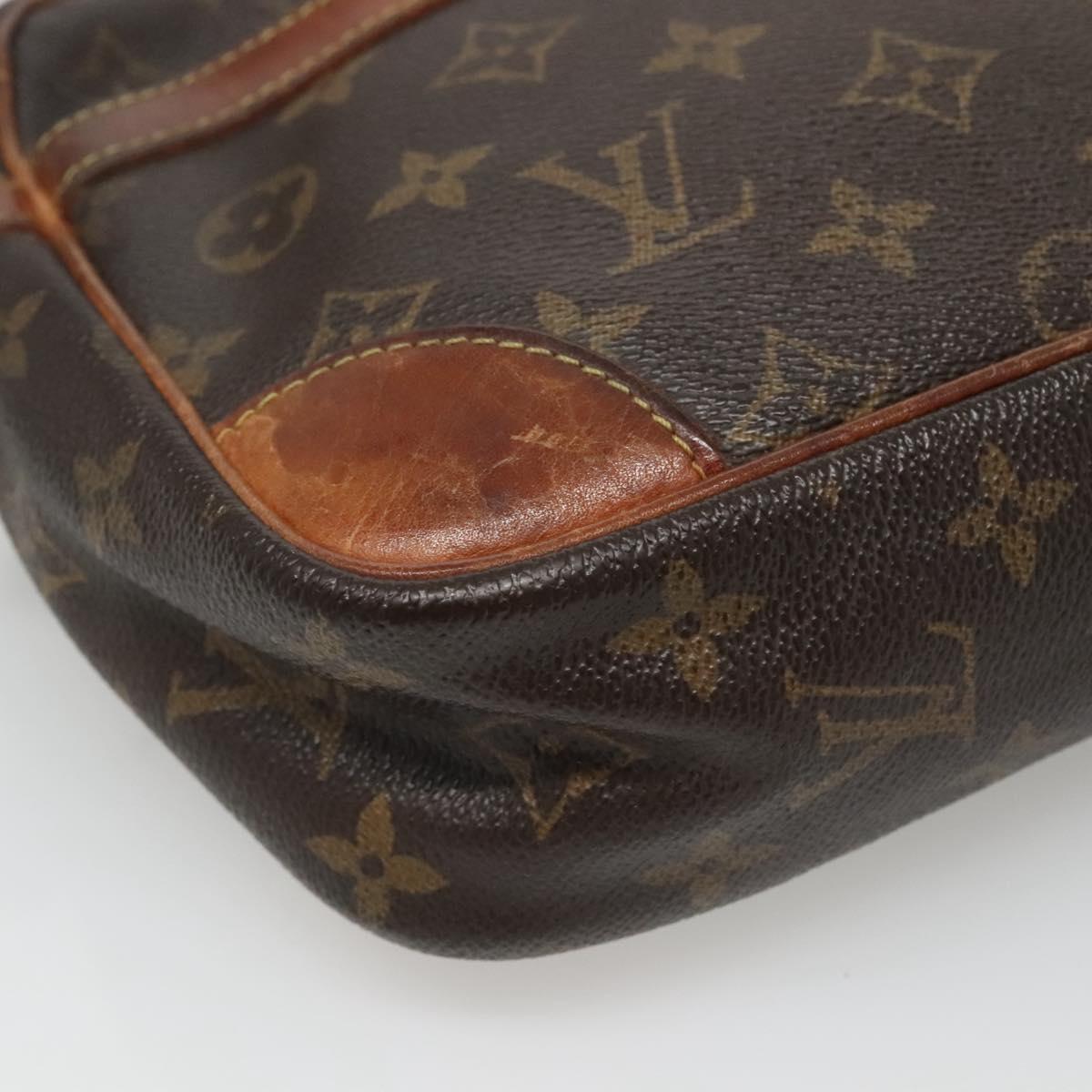 LOUIS VUITTON Monogram Compiegne 28 Clutch Bag M51845 LV Auth ti3246