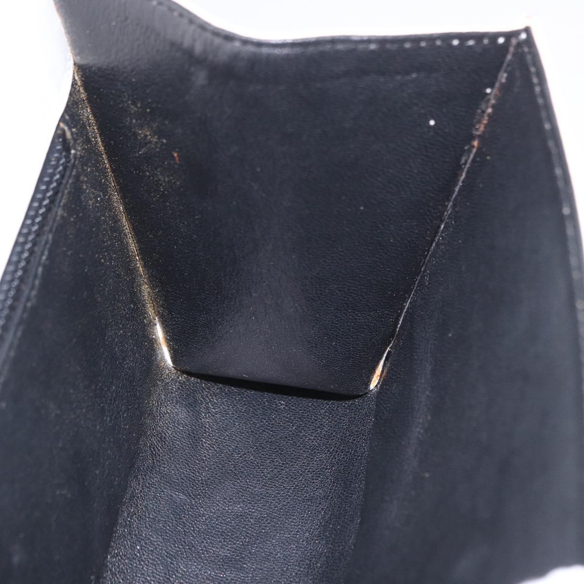 BALLY Chain Shoulder Bag Patent Leather Yellow Gold Auth ti3256