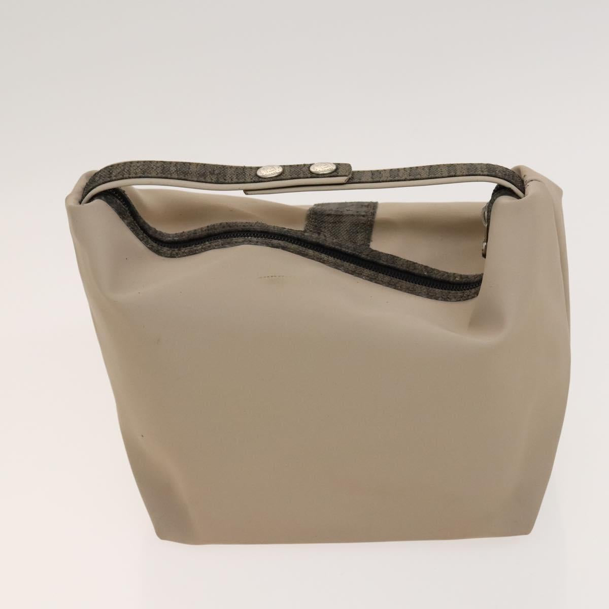 BALLY Fendi Hand Bag PVC Enamel 3Set Black Brown Auth ti3268