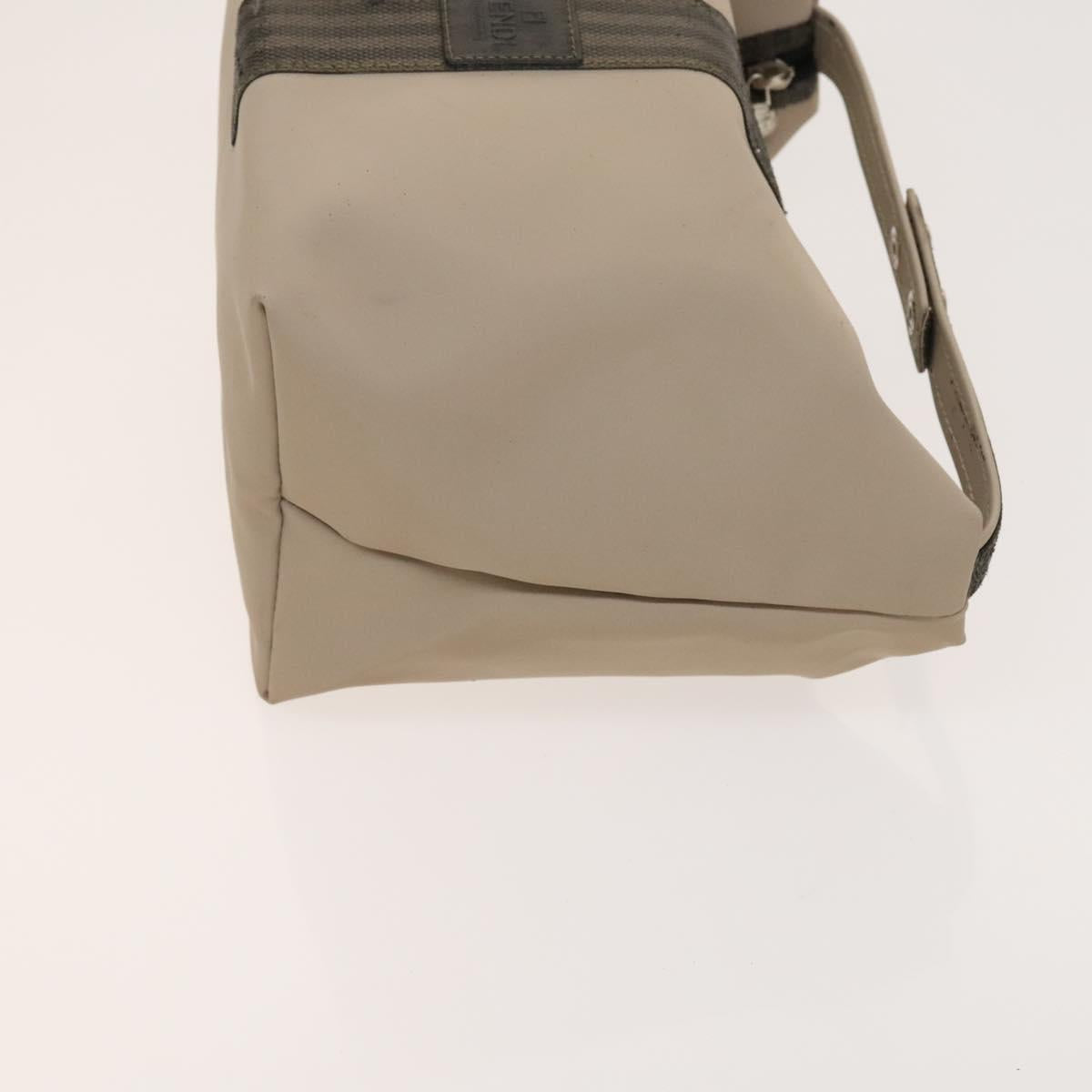 BALLY Fendi Hand Bag PVC Enamel 3Set Black Brown Auth ti3268