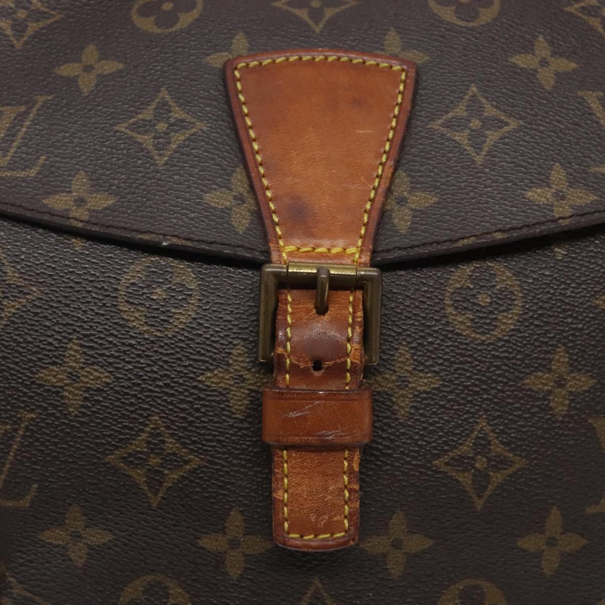 LOUIS VUITTON Monogram Jeune Fille GM Shoulder Bag M51225 LV Auth ti3295