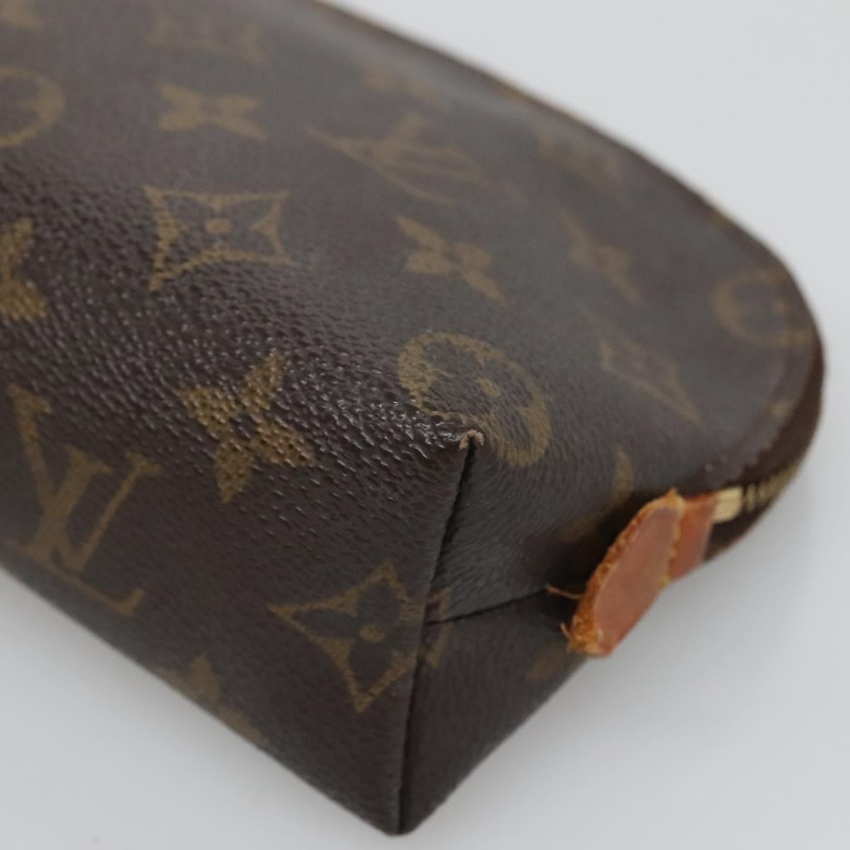 LOUIS VUITTON Monogram Pochette Cosmetic PM Pouch M43998 LV Auth ti3299