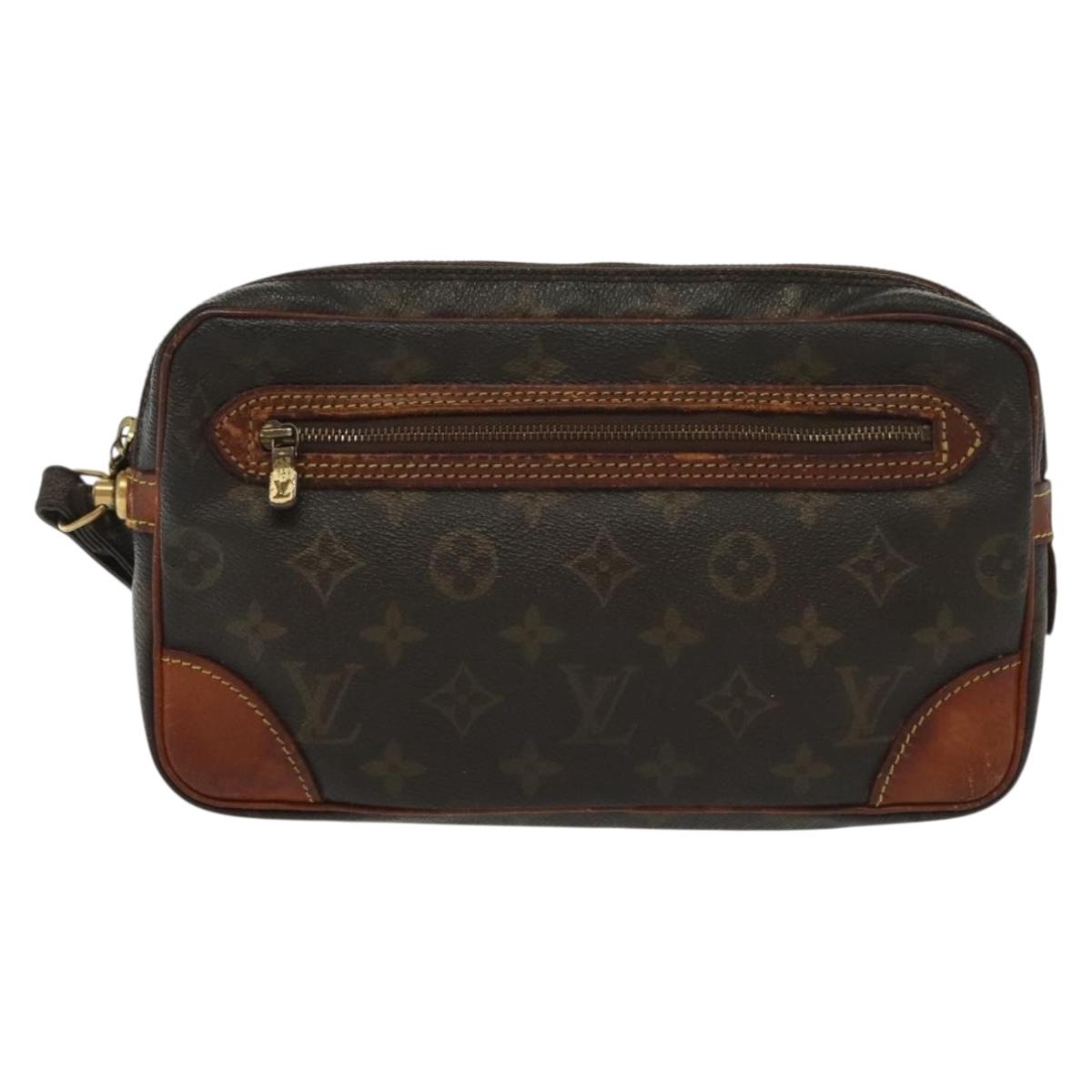 LOUIS VUITTON Monogram Marly Dragonne GM Clutch Bag M51825 LV Auth ti3331
